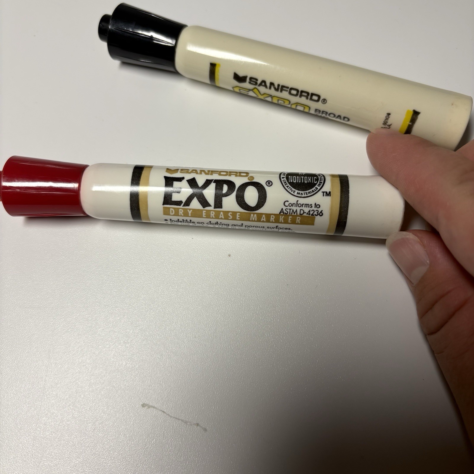 Vintage Sanford EXPO Dry Erase Markers Old Formula Collectible Major Accent