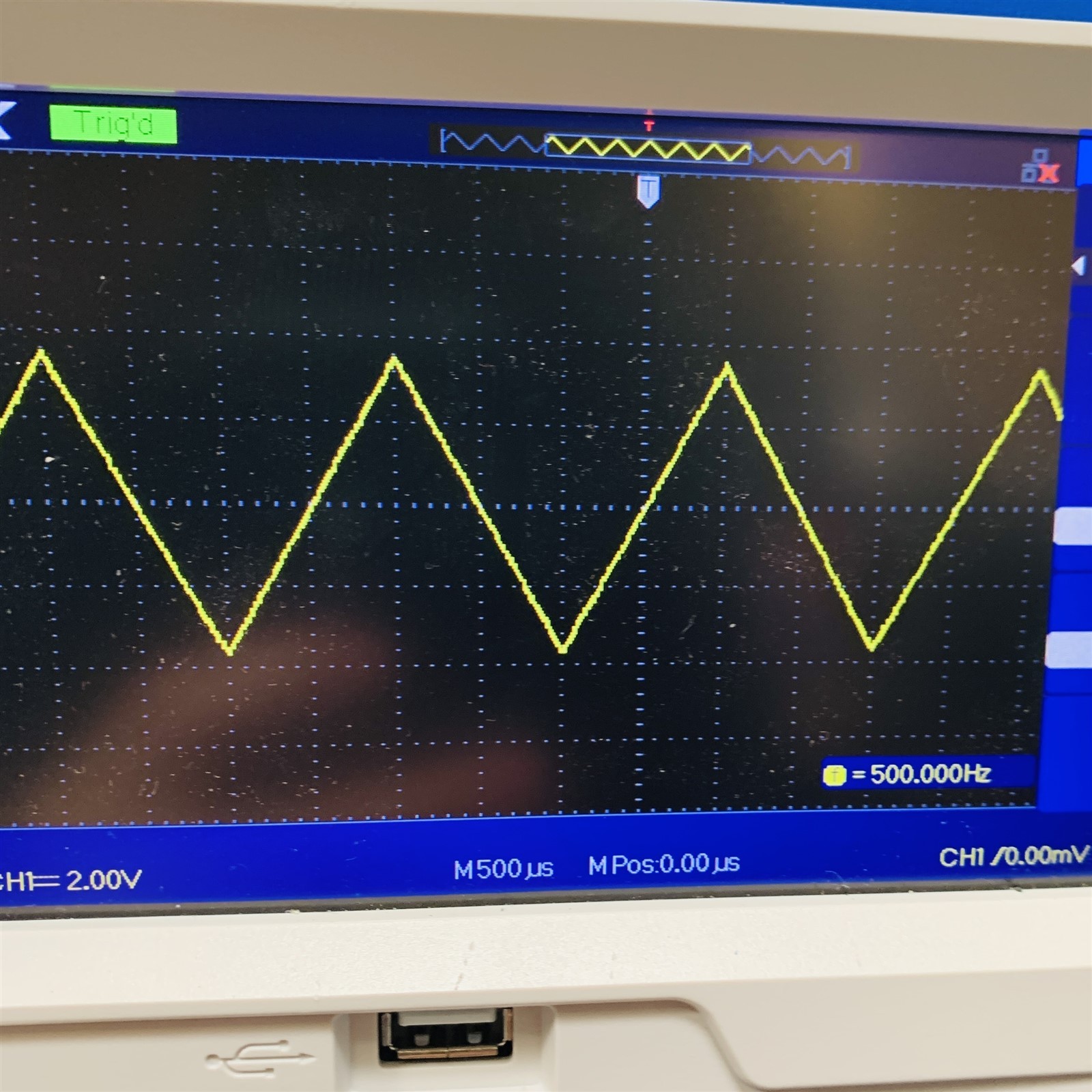 Global Specialties DSC-5300 50MHz Digital Storage 500MS/s 2-Channel Oscilloscope