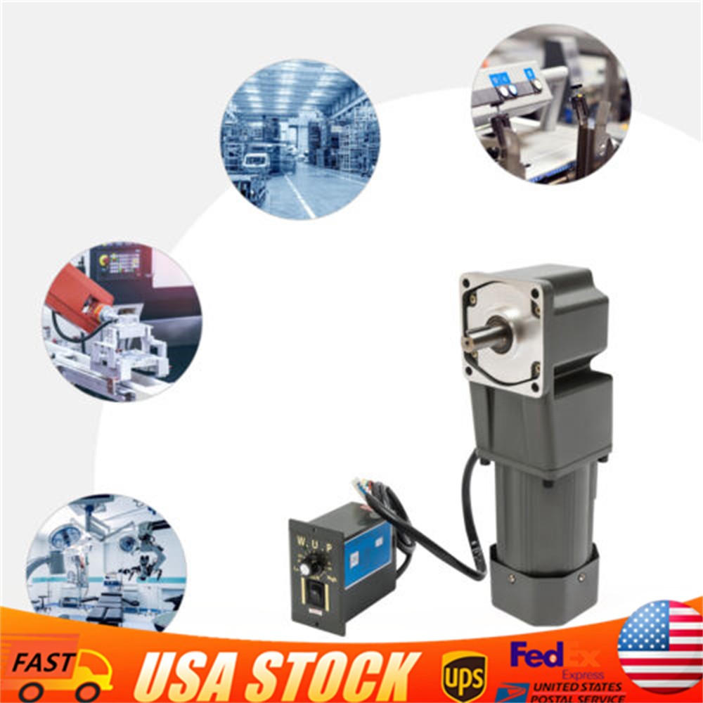 120W 110V 1:30 AC Gear Motor Electric Reversible Speed Reduction Motor 45R/MIN