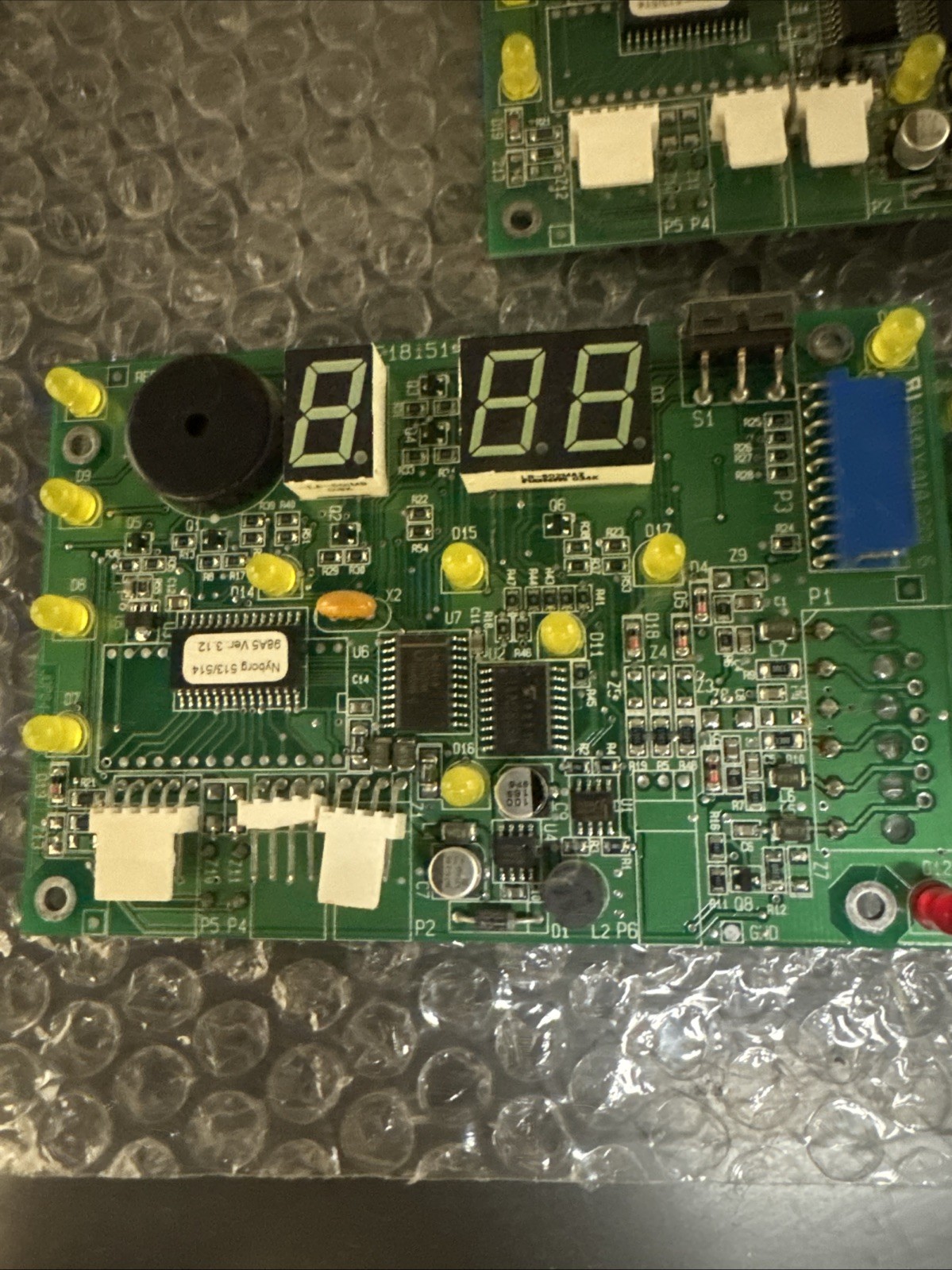 3x Display Module Circuit Board #487181514 for Wascomat TD3030 Dryer rev 1.21