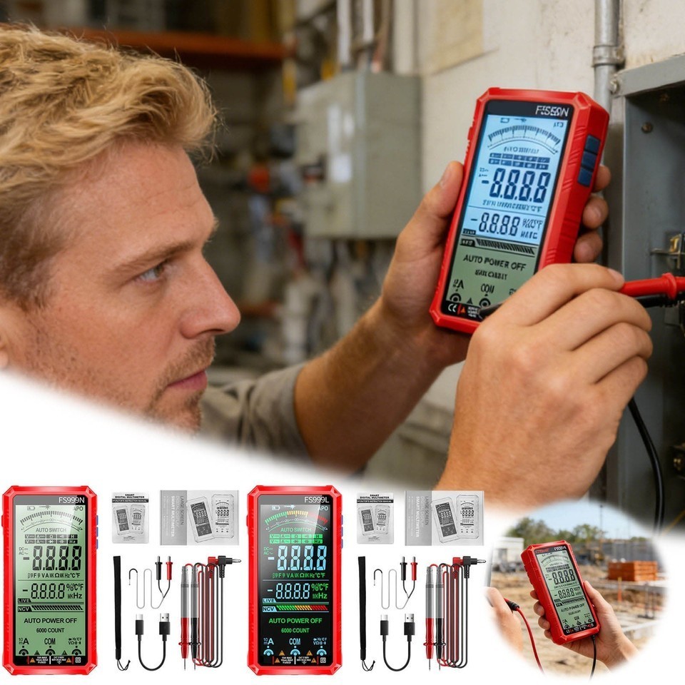 Intelligent Fully Automatic True Rms 6000 Count Digital Voltmeter