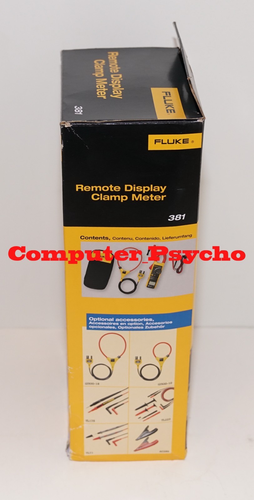 FLUKE 381 1000A AC/DC TRUE RMS WIRELESS CLAMP METER W IFLEX PROBE