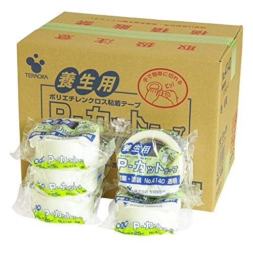 TERAOKA P cut tape transparent 30P 50mm×25m No.4140