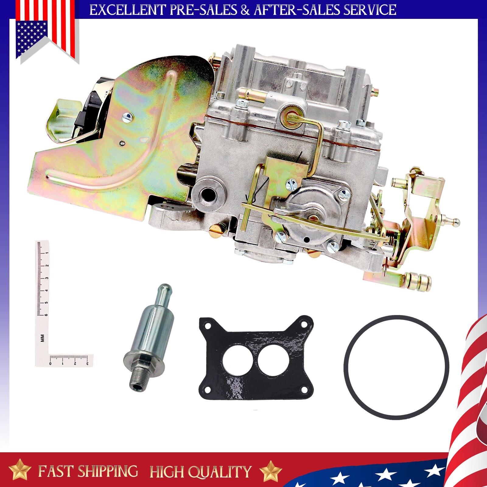 For Ford 400 302 351 Cu Jeep Engine 2150 Two 2 Barrel Carburetor Carb 2100 🔥
