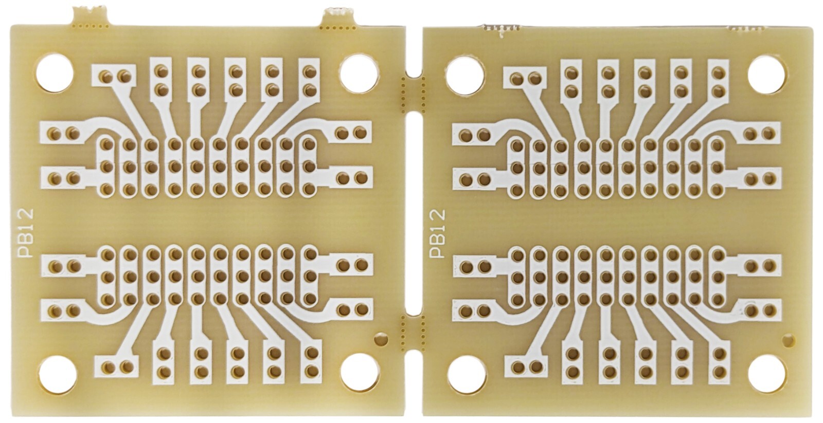 Prototyping Boards, 3.6″ x 1.7″, General Purpose IC Board with Single Sided Pads