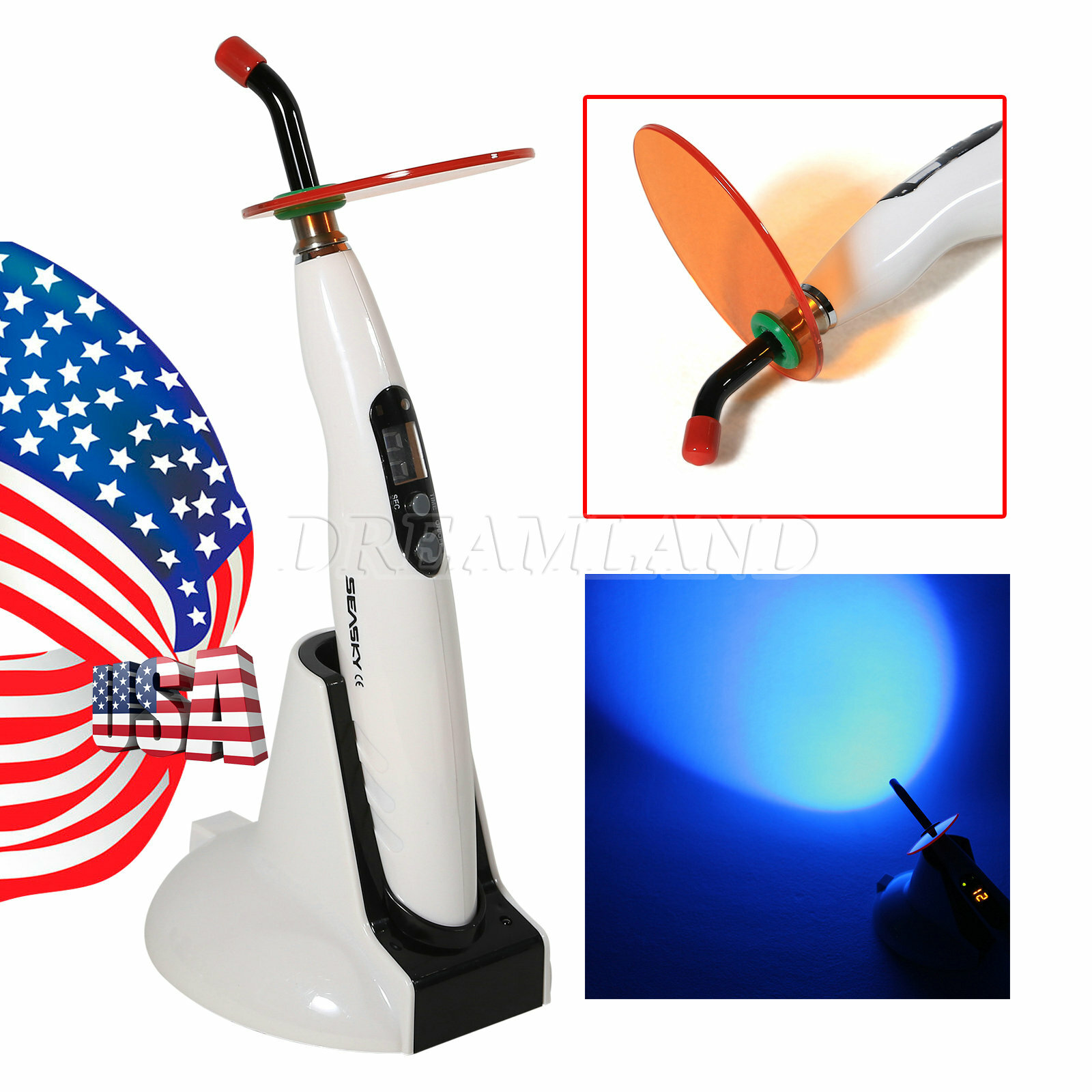 Dental Estilo Woodpecker LED.B Lampara LED Cordless Curing Light Lamp TKS