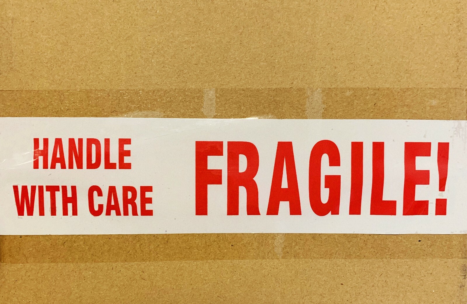 1-6-12-24-48 Rolls Fragile Handle With Care Carton Sealing Packing Tape 3×110