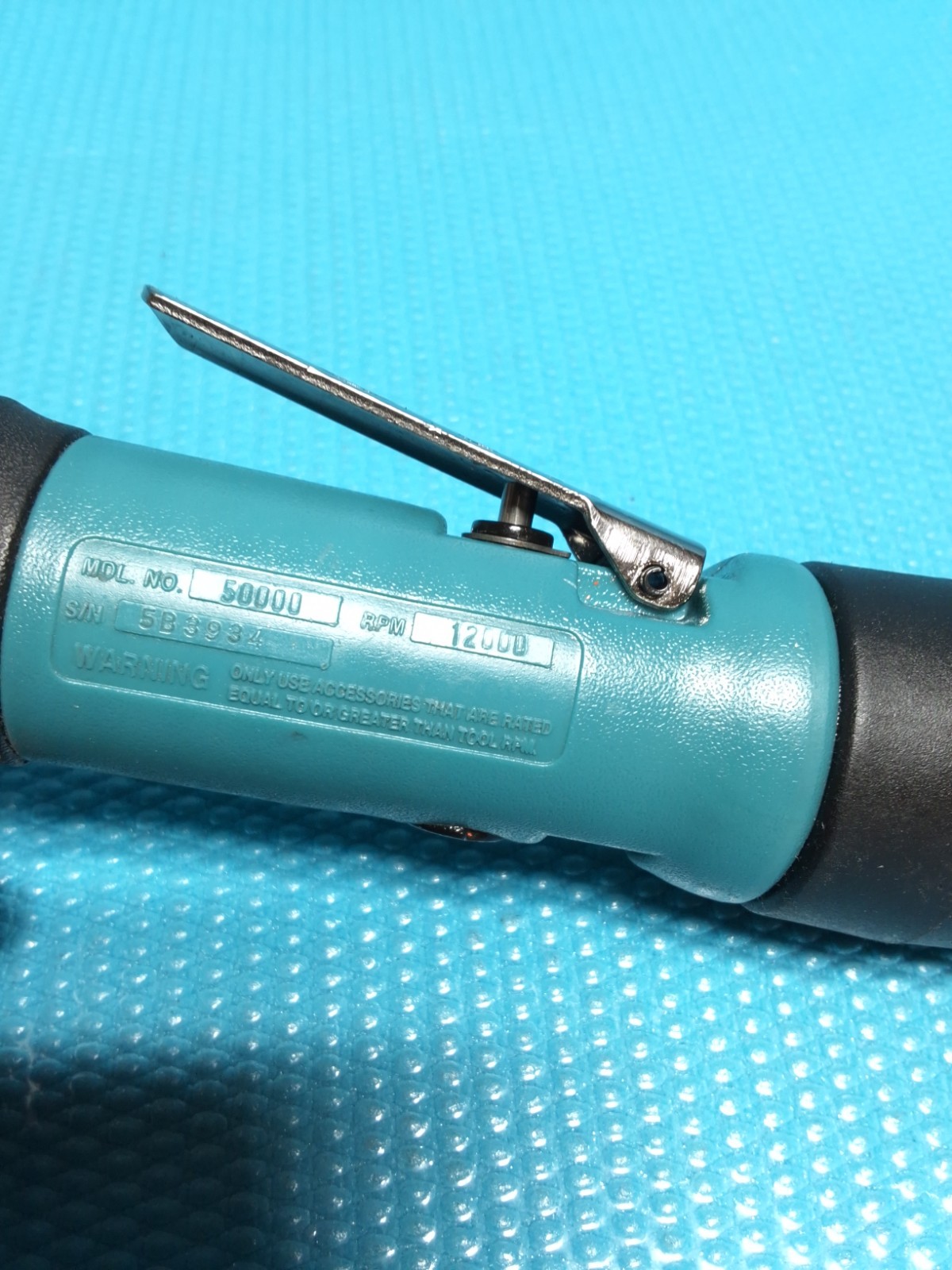 Dynabrade 50000 Angle Grinder 12000 RPM. – 1/4 collet.