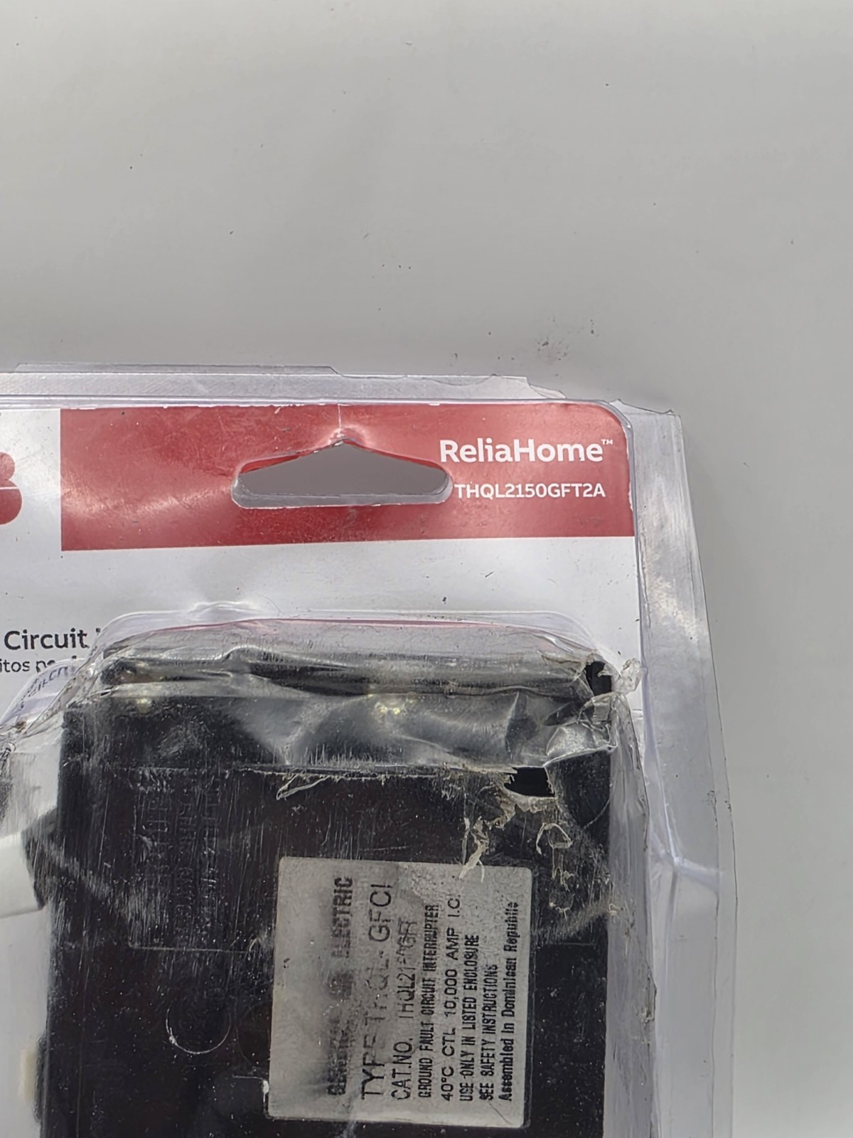 ABB 50Amp 2-Pole GFCI Ground Fault Breaker THQL2150GFT2A 240V
