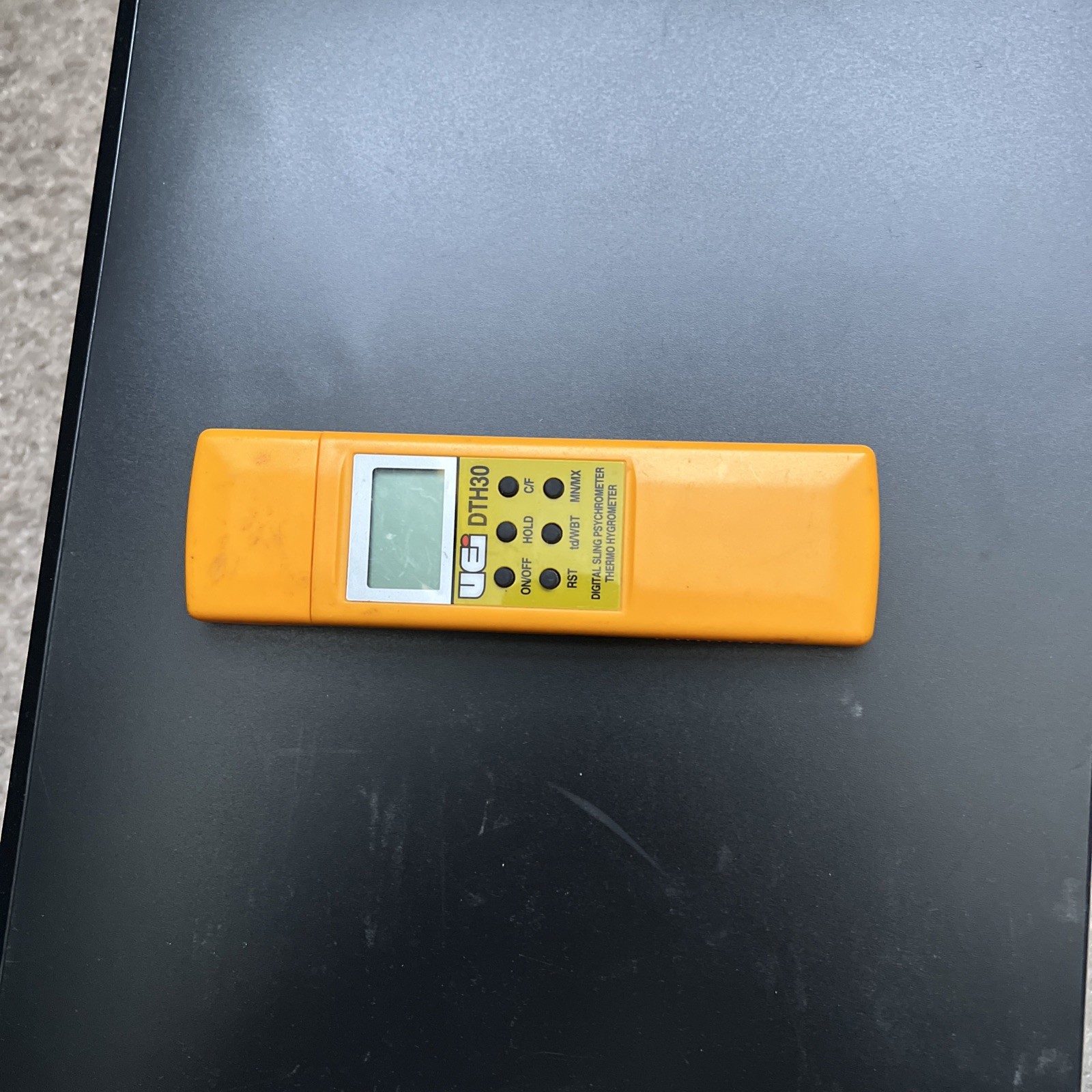 Vintage UEi DTH30 Digital Display Sling Psychrometer Thermo Hygrometer Meter