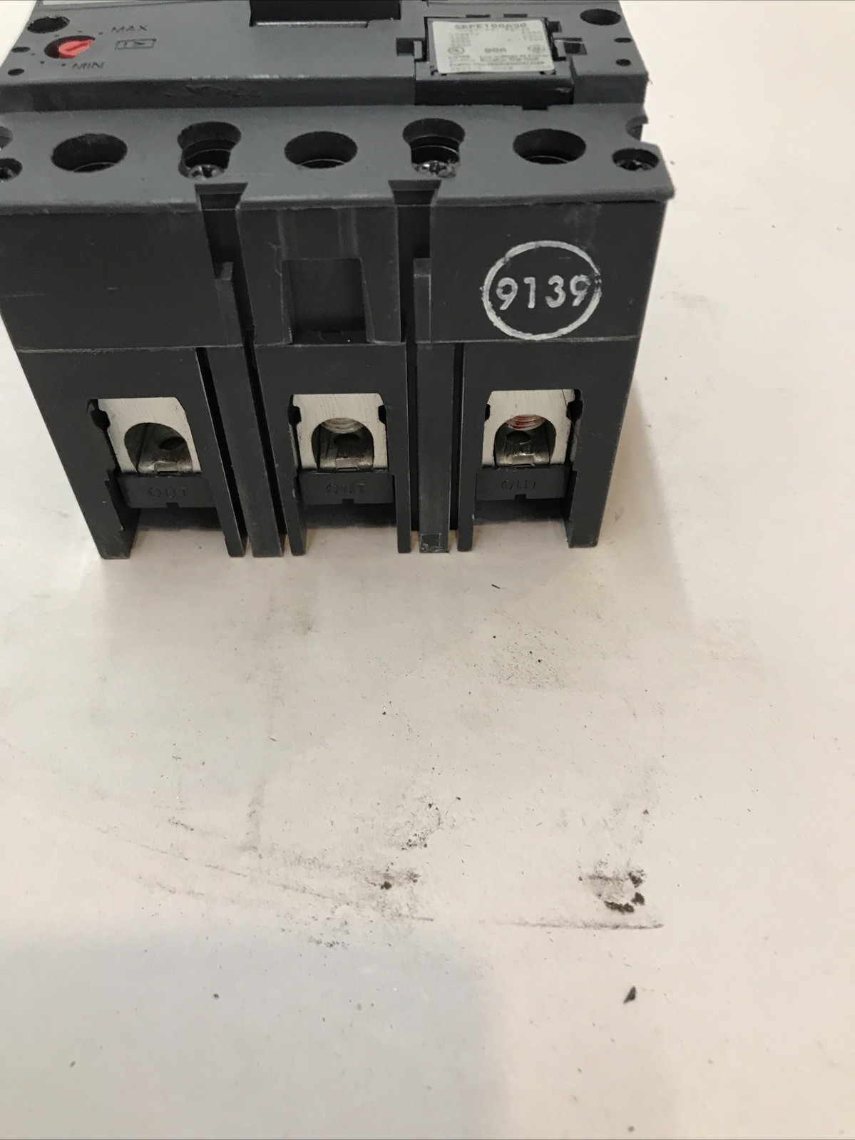 GE SELA36AT0100 /w 90A Trip 100A 600V 3Pole Spectra RMS Circuit Breaker