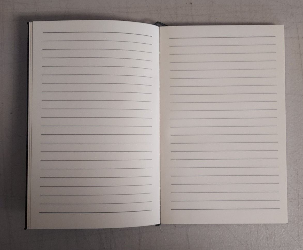 8 x 5.5 inch Journal with Lined Pages Gray