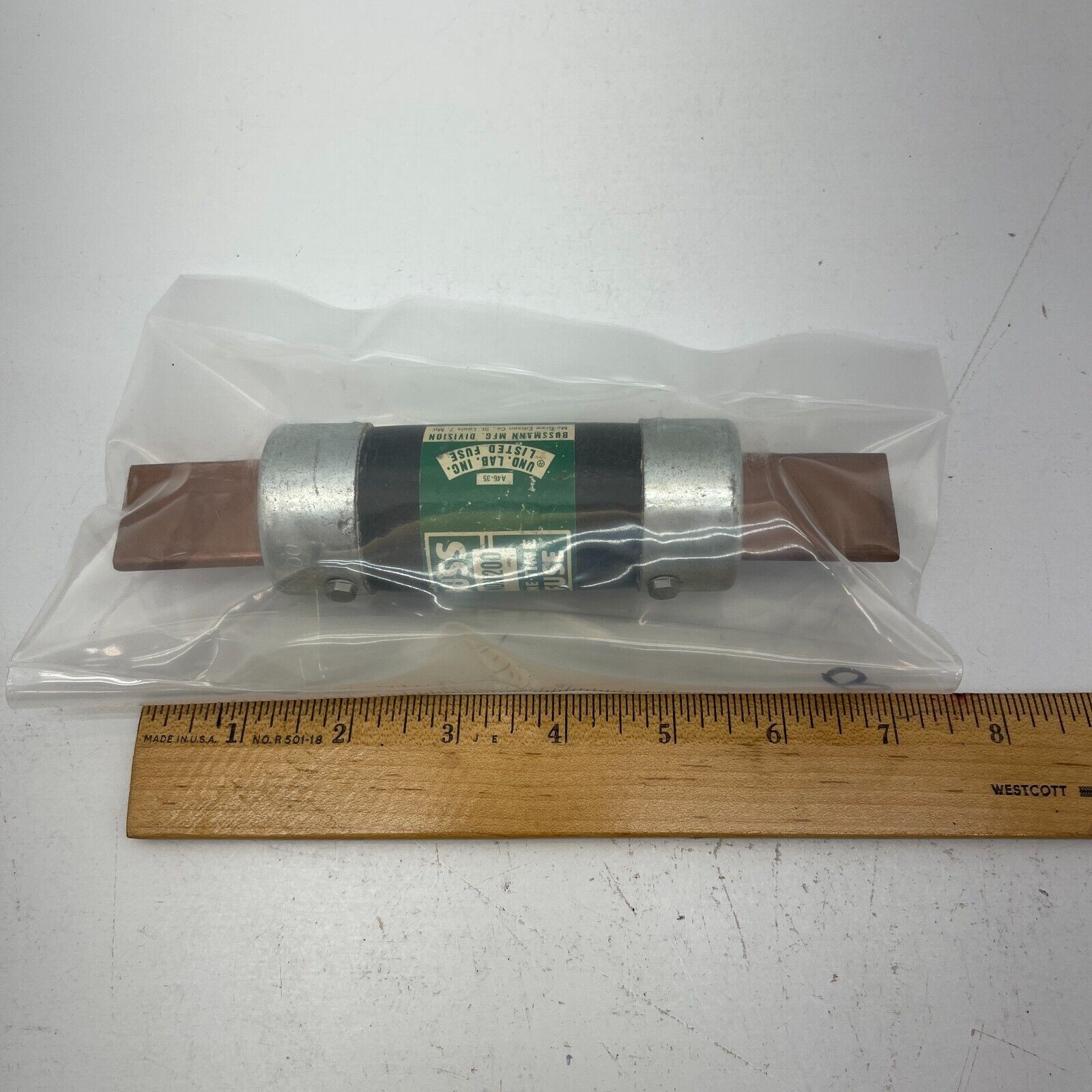 Buss NON-200 One-Time Blade Fuse Non Indicating Class H 200 Amps 250V