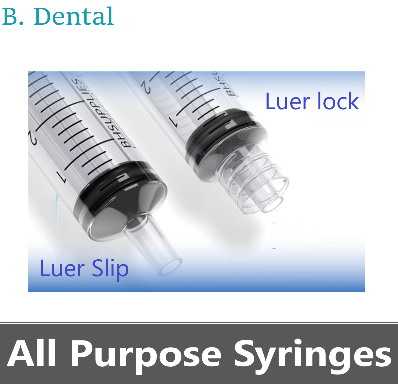 1ml / 1cc Syringe (No Needle) 3cc, 5cc, 10cc, 12cc, 20cc, 30cc 60cc, Choose Size