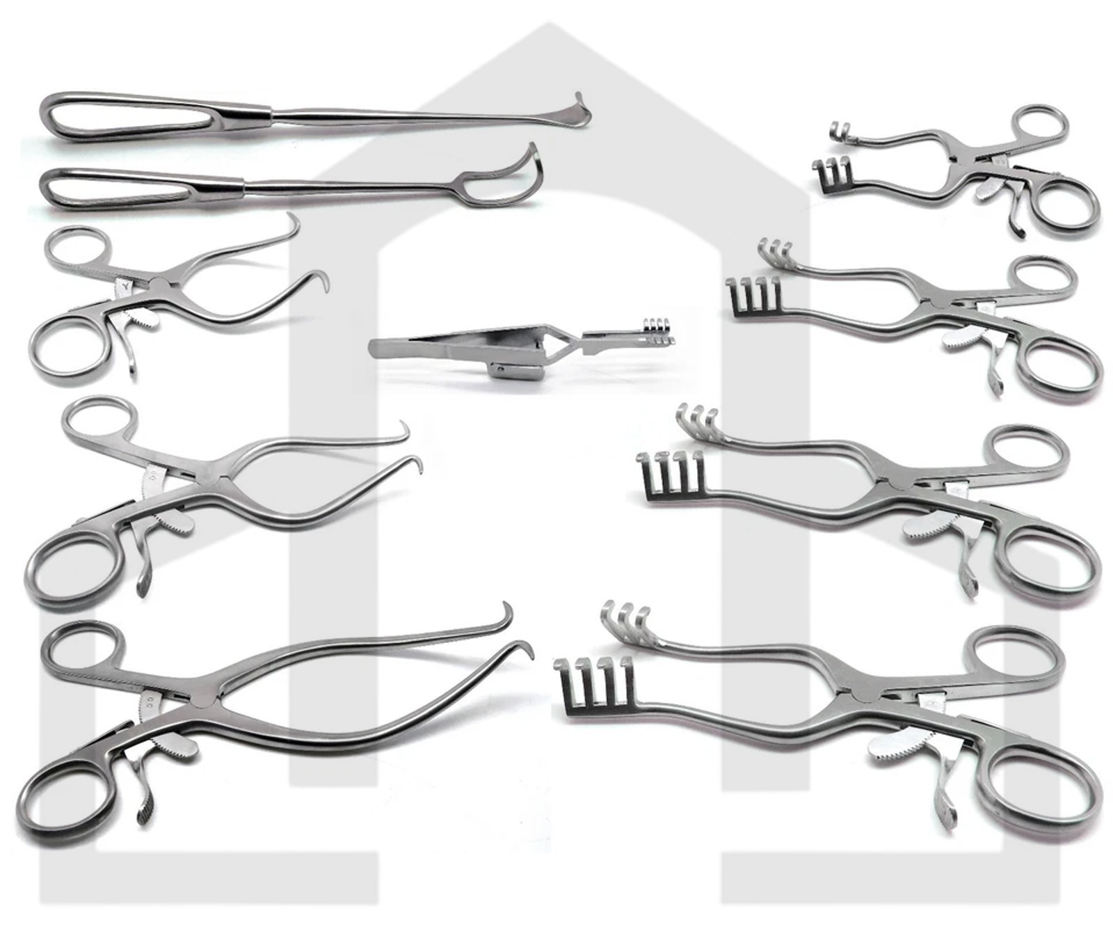 Weitlaner Gelpi Retractors Surgical Veterinary Instruments 10 Pcs Set