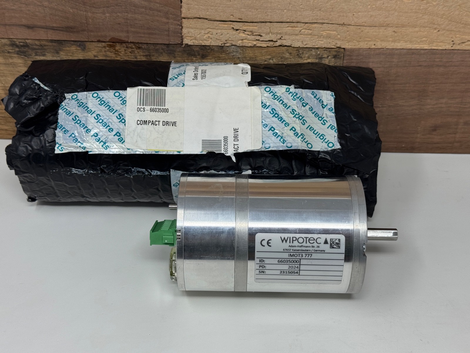 Moog Inside Rotor Brushless motor BN34-35RK-02CH / Wipotec 6603500 IMOT3 777