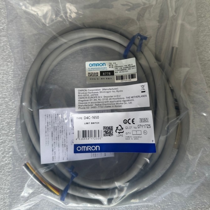 D4C-1650 Omron New Limit Switch 2PCS: US Inventory, Fast Dispatch