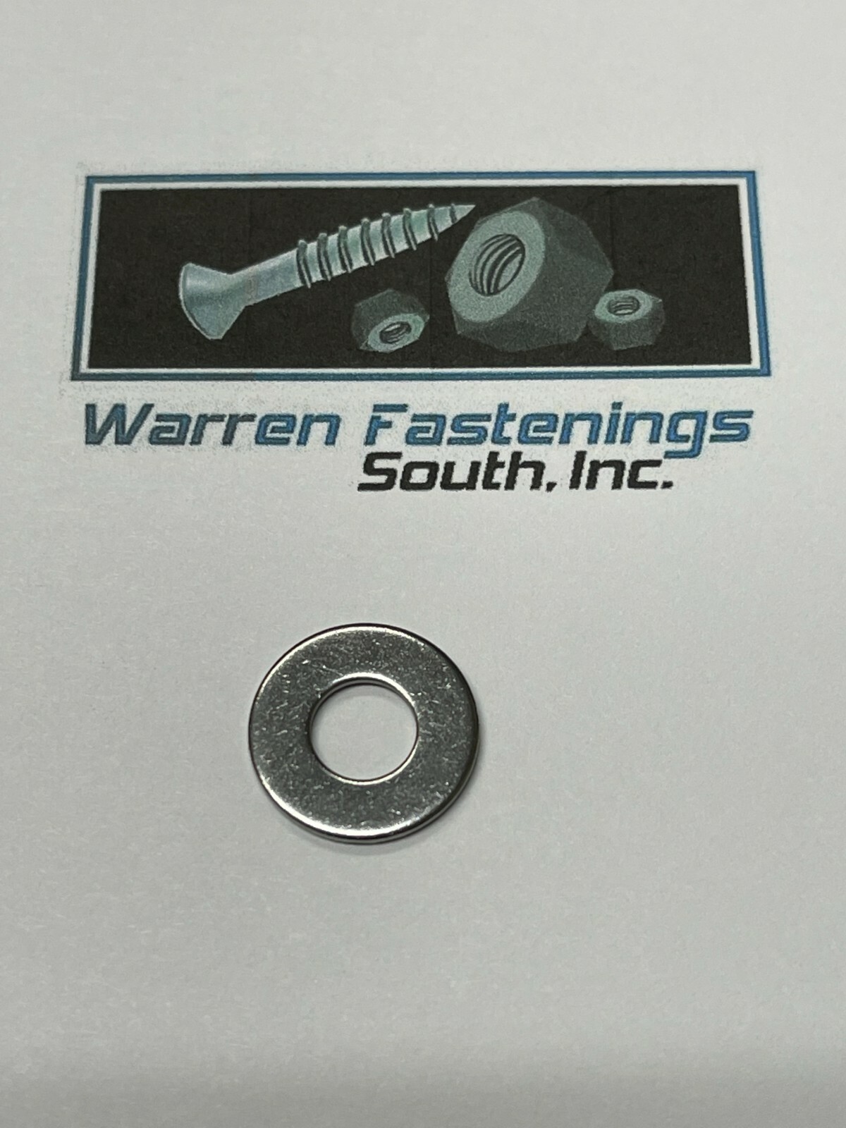 1/4 Inch Flat Washers 18-8 Stainless Steel