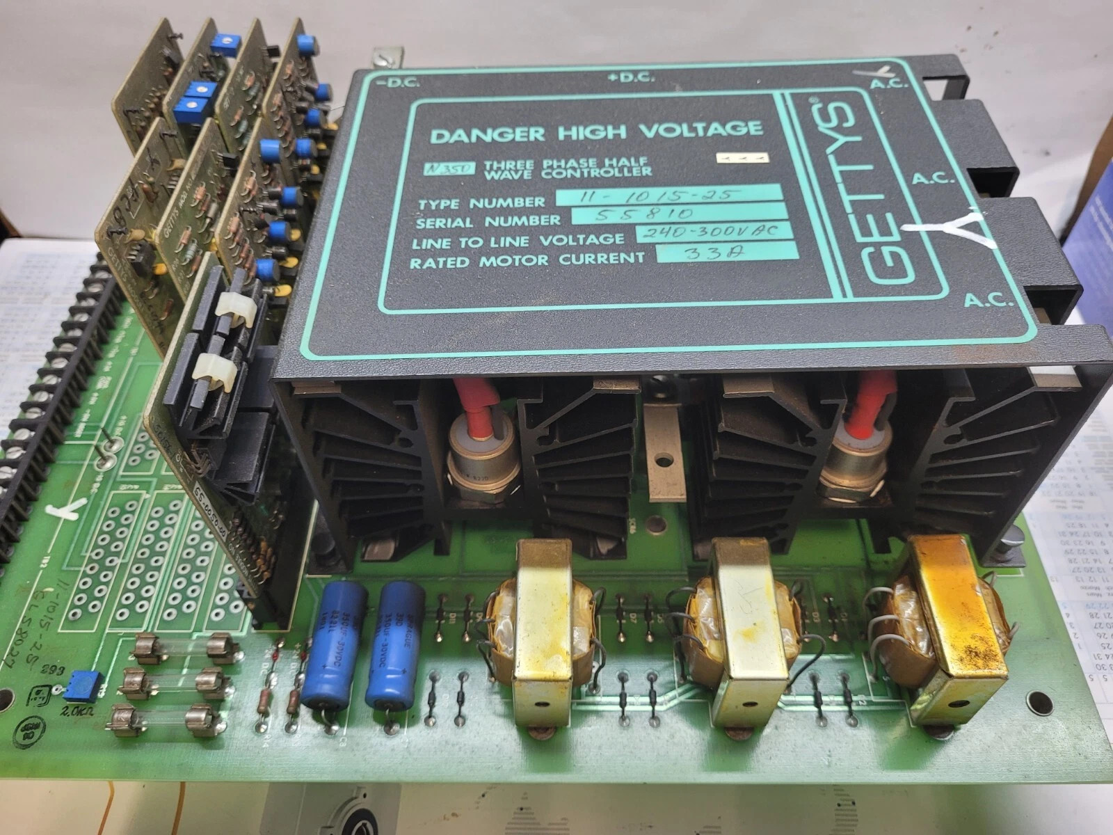 Gettys Three Phase Half Wave Controller 11-1015-25