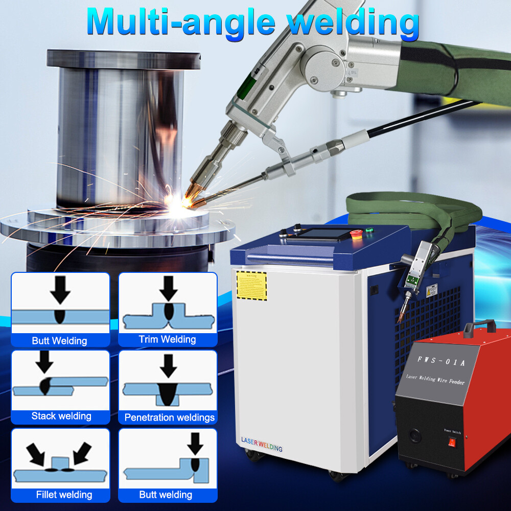 2000W Raycus 4 in 1 Combo Handheld Laser Welder Metal Cutting Cleaning Machine