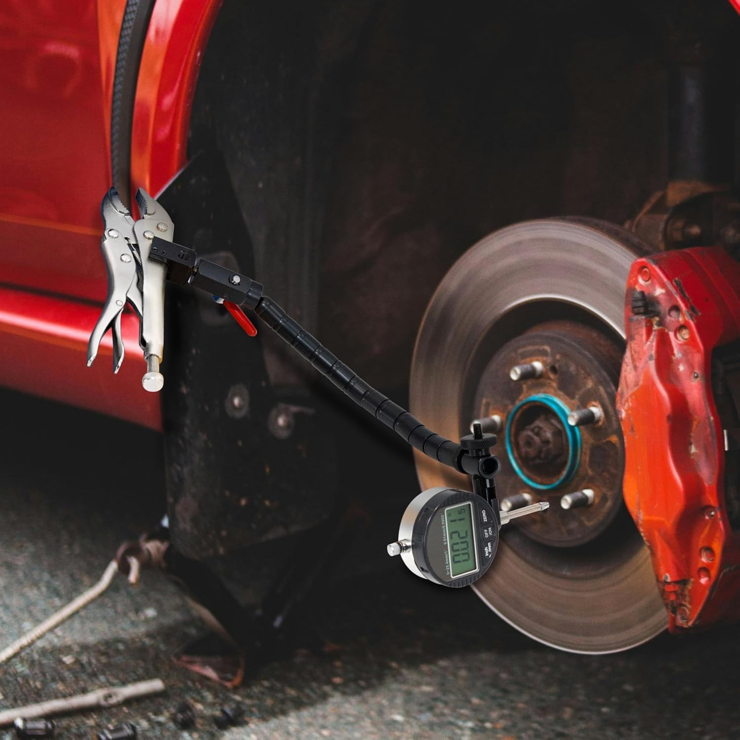 HFS(R) Disc and Rotor/Ball Joint Gage Set 0-1″ Digital Dial Indicator