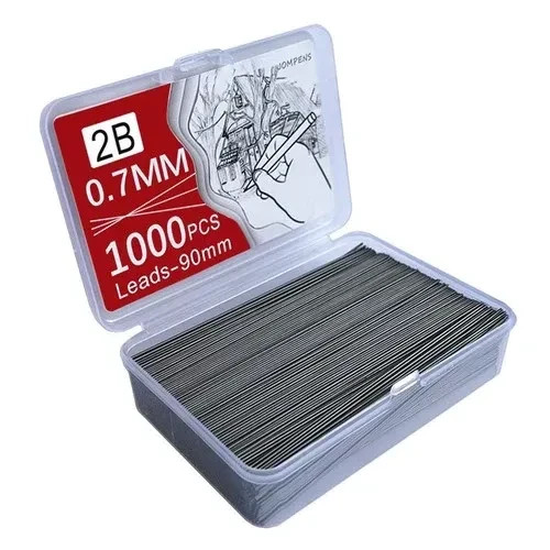 1000/250PCS Mechanical Pencil Lead Refills HB 0.5/0.7/0.9/1.3/2.0mm Office Schoo