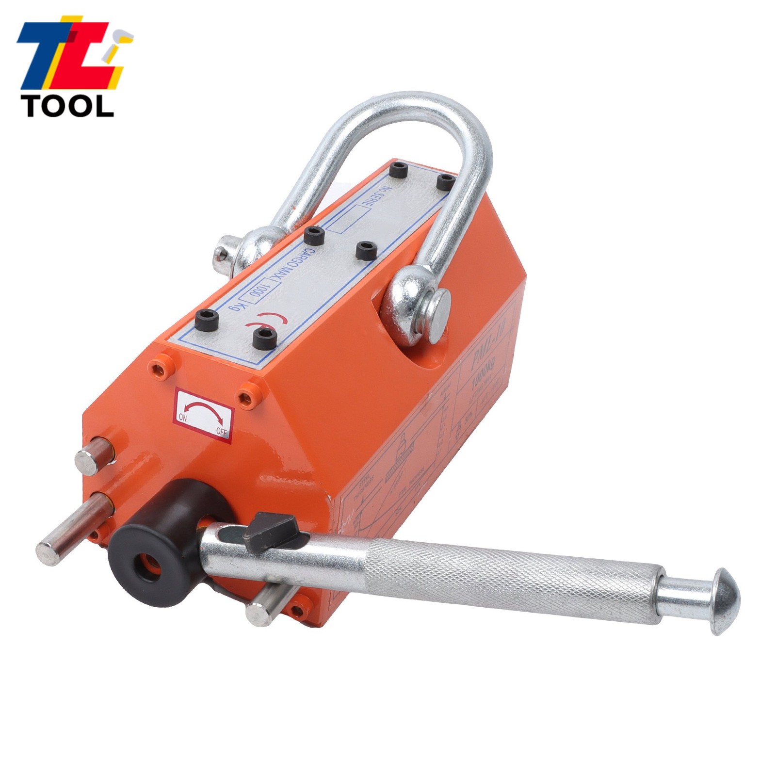 2200Lbs/1000kg Magnetic Lifter Lifting Magnet 2 Safety Factor Neodymium Hoist