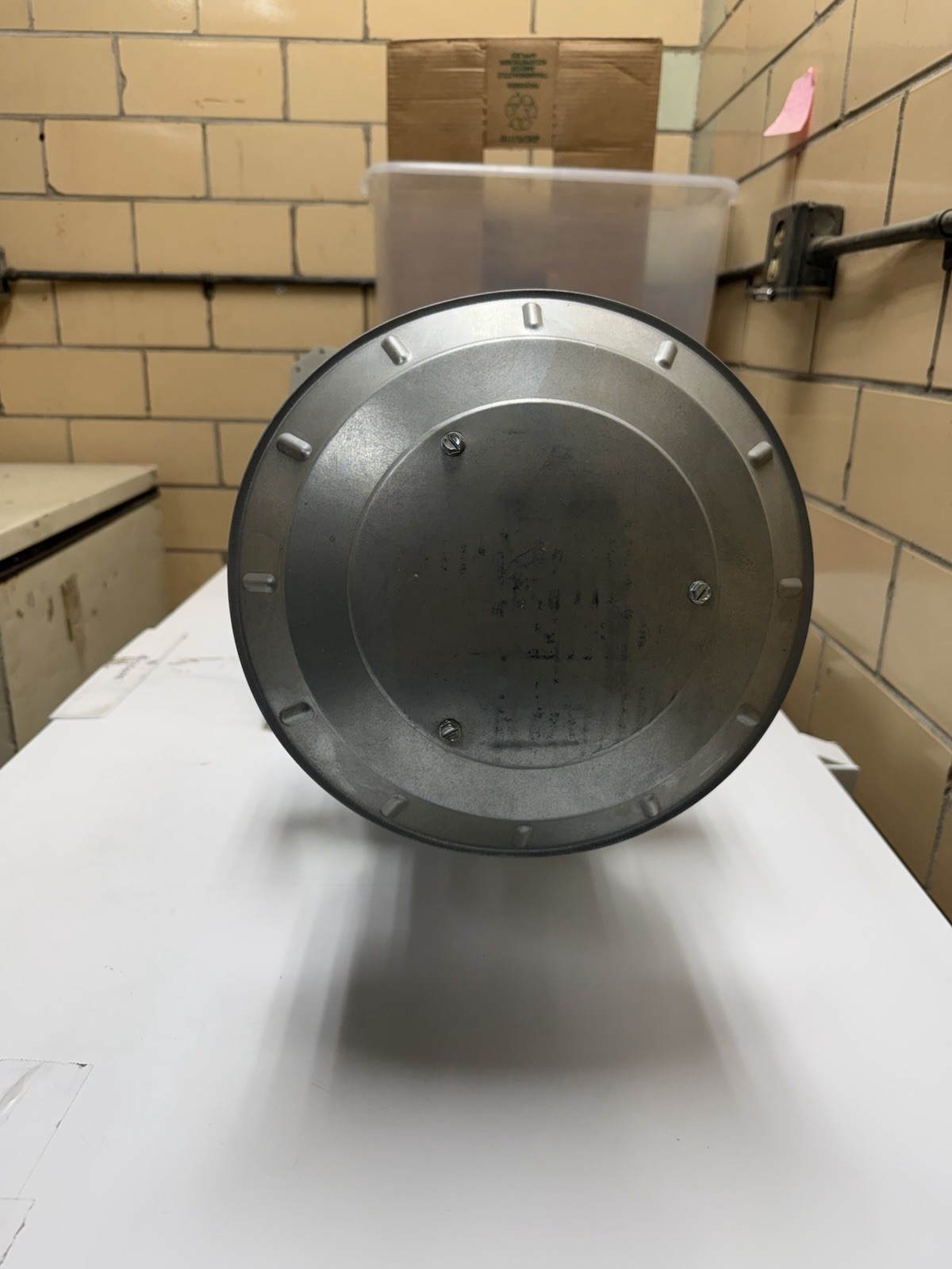 NEW (Slightly Bent As Shown) Roof Jack 91-102” Floor Flange PN: 4000.7121