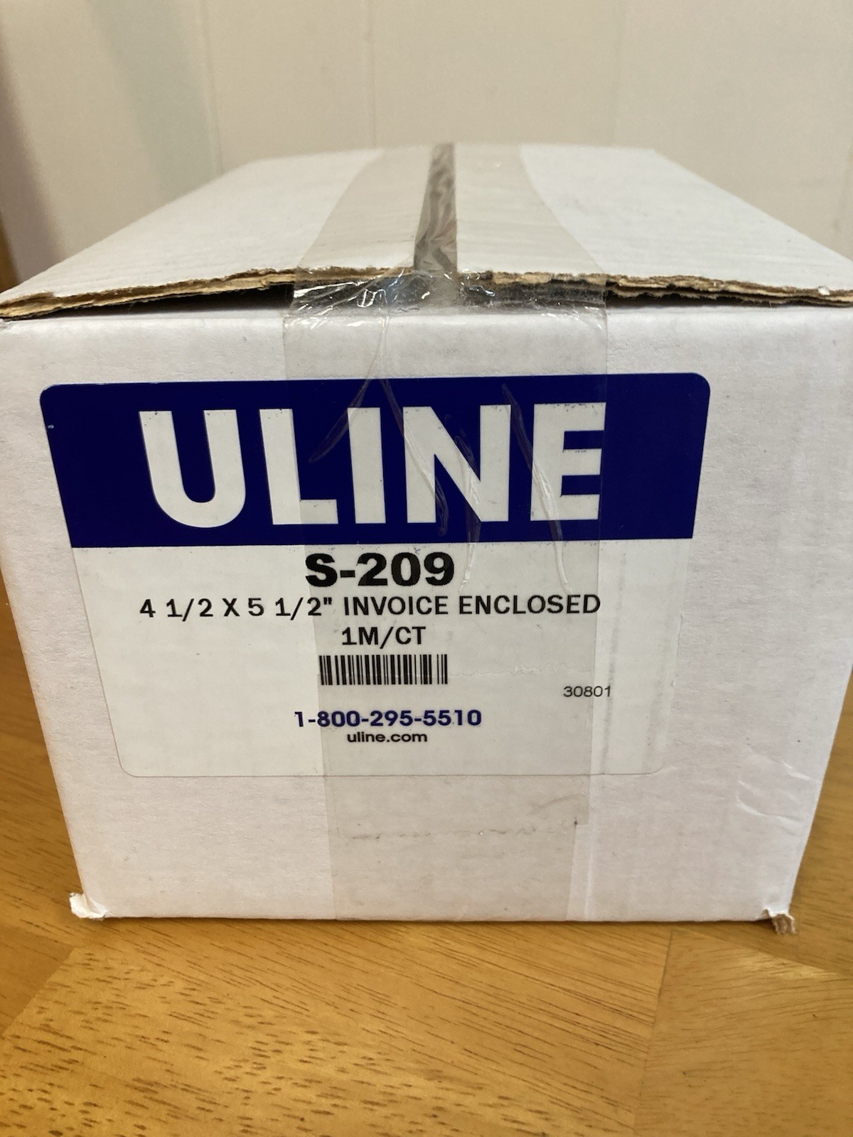 Uline S-209 4.5″ x 5.5″ Invoice Enclosed Clear Packing List Envelope 1000/CTN
