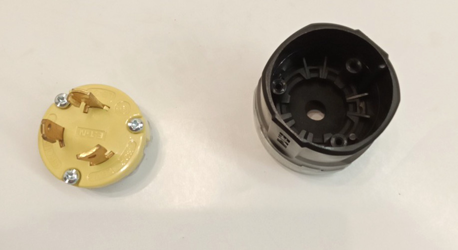 Eaton AHCL530P Color Coded Locking Ultra Grip Plug L5-30P 30A 125VAC 2Pole 3Wire