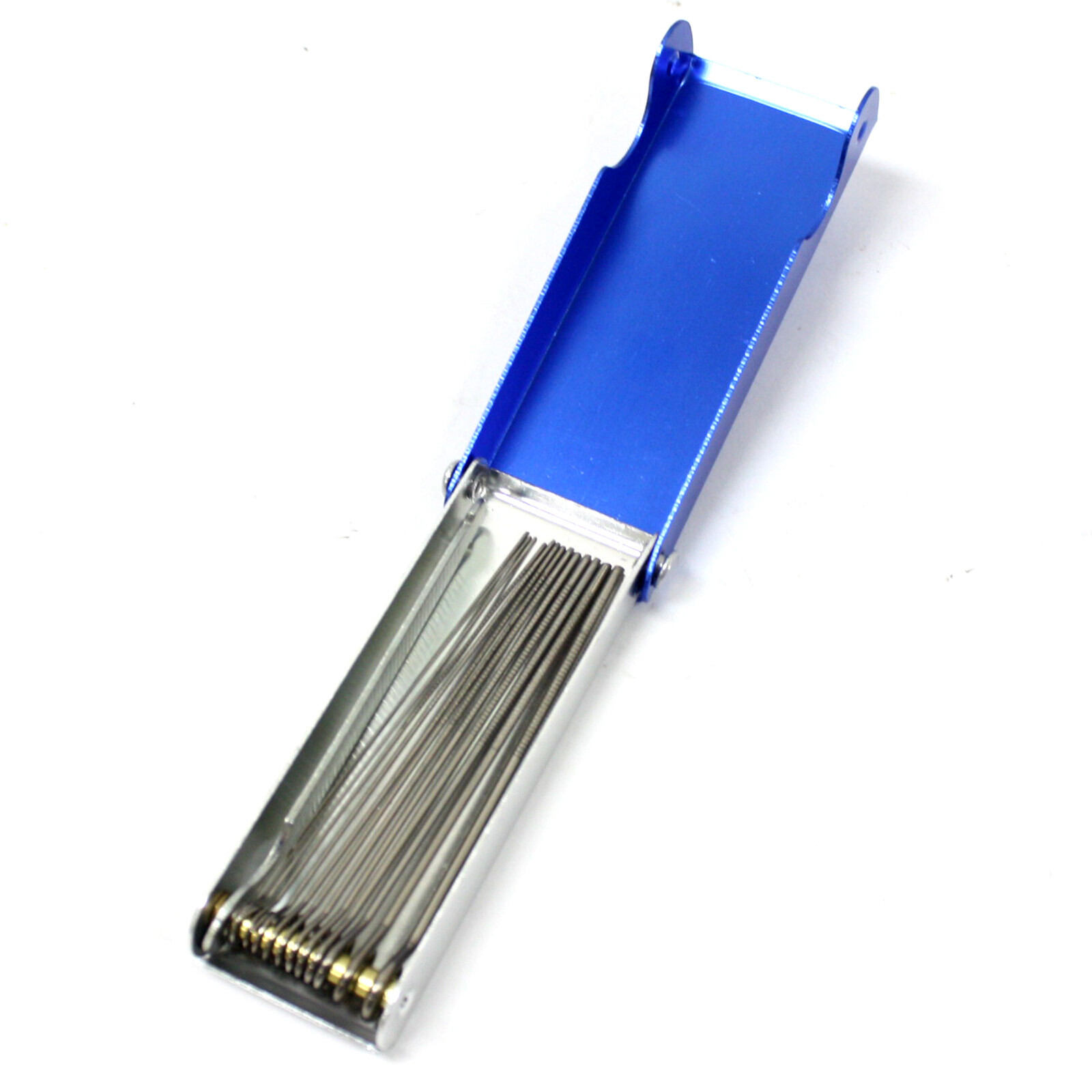 13 in 1 Welding Torch Nozzle Tip Cleaner Blue Metal Shell For Welder Soldering