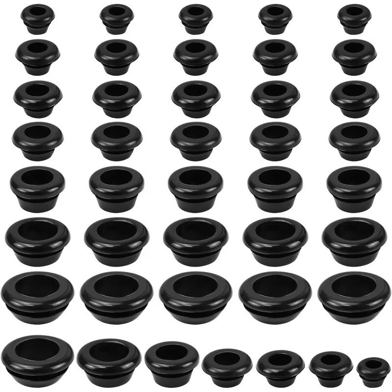 70Pcs Rubber Grommet Kit, Cable Wire Hole Grommets for Automotive Wiring