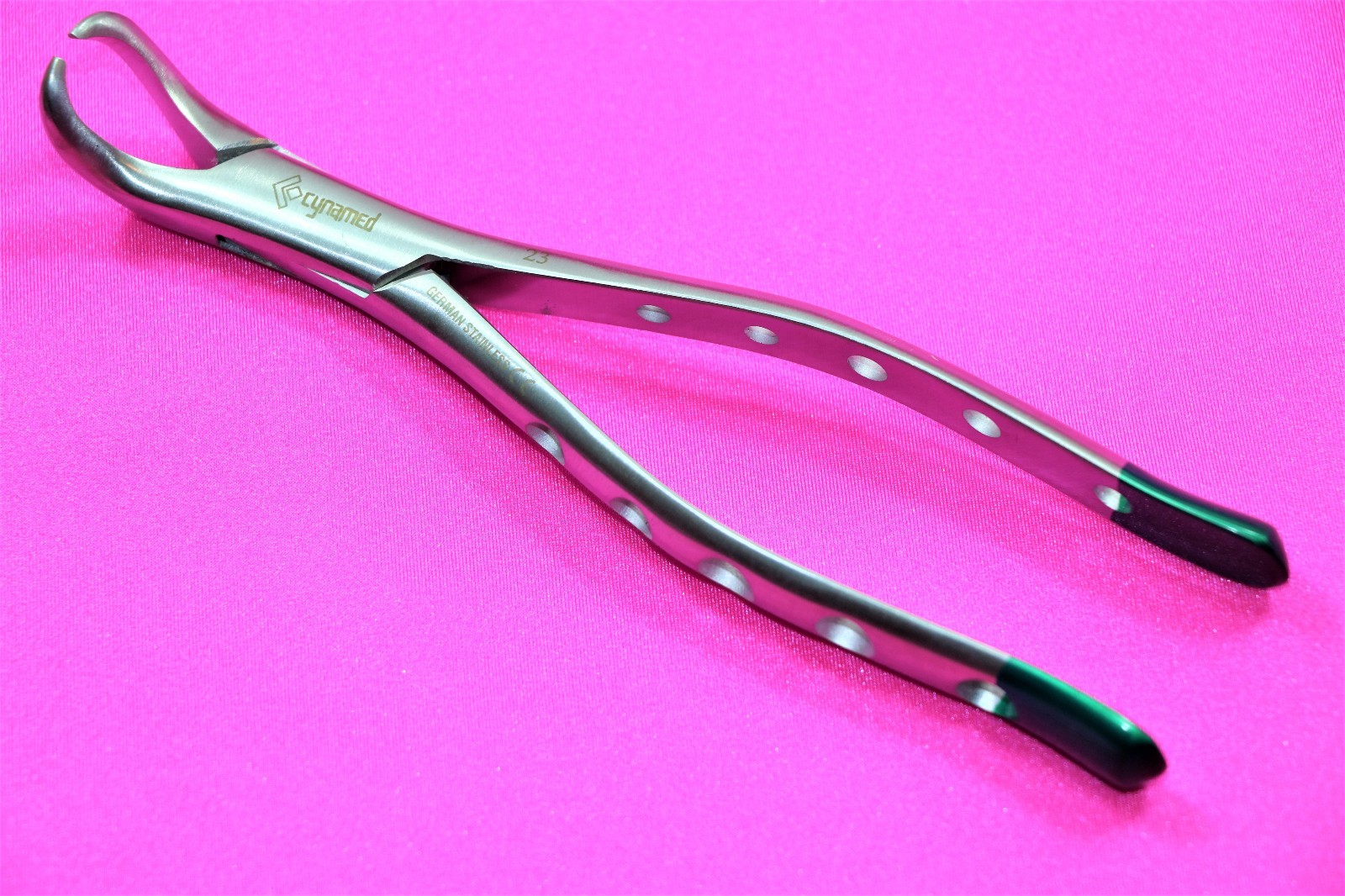 PREMIUM GERMAN AUTOCLAVABLE COW HORN LOWER MOLAR DENTAL EXTRACTING FORCEPS #23