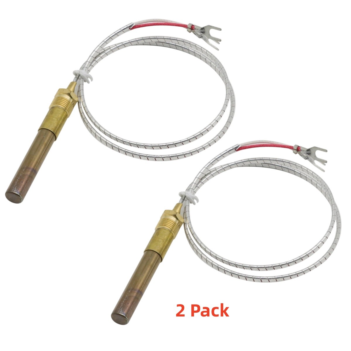 2Pack For PITCO 60125501 THERMOPILE (DEEP FRYER PARTS) 36”INCH 910MM 750 MV