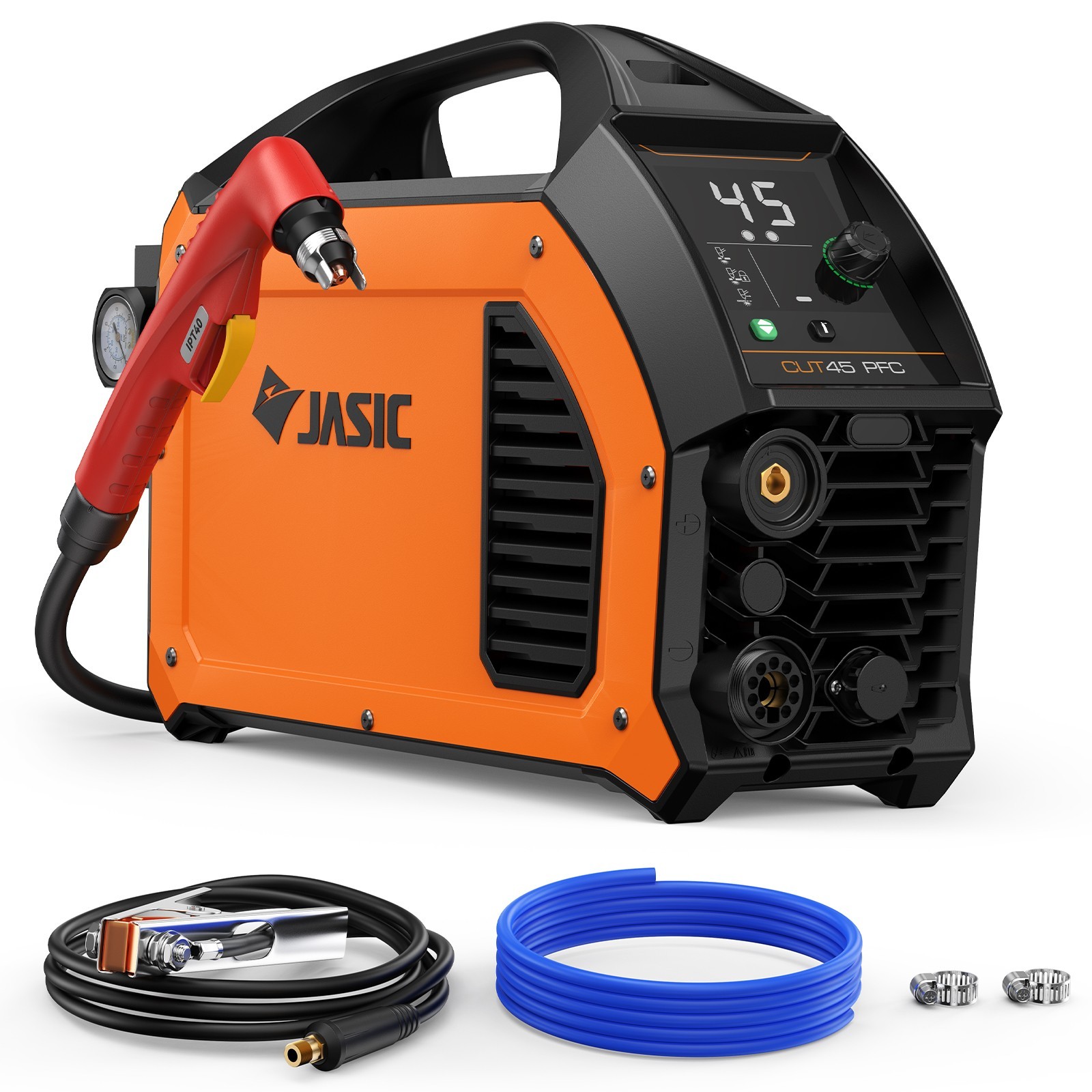 JASIC MIG Welder + Plasma Cutter PFC Welding/Cutting Machine for 95-265V Voltage