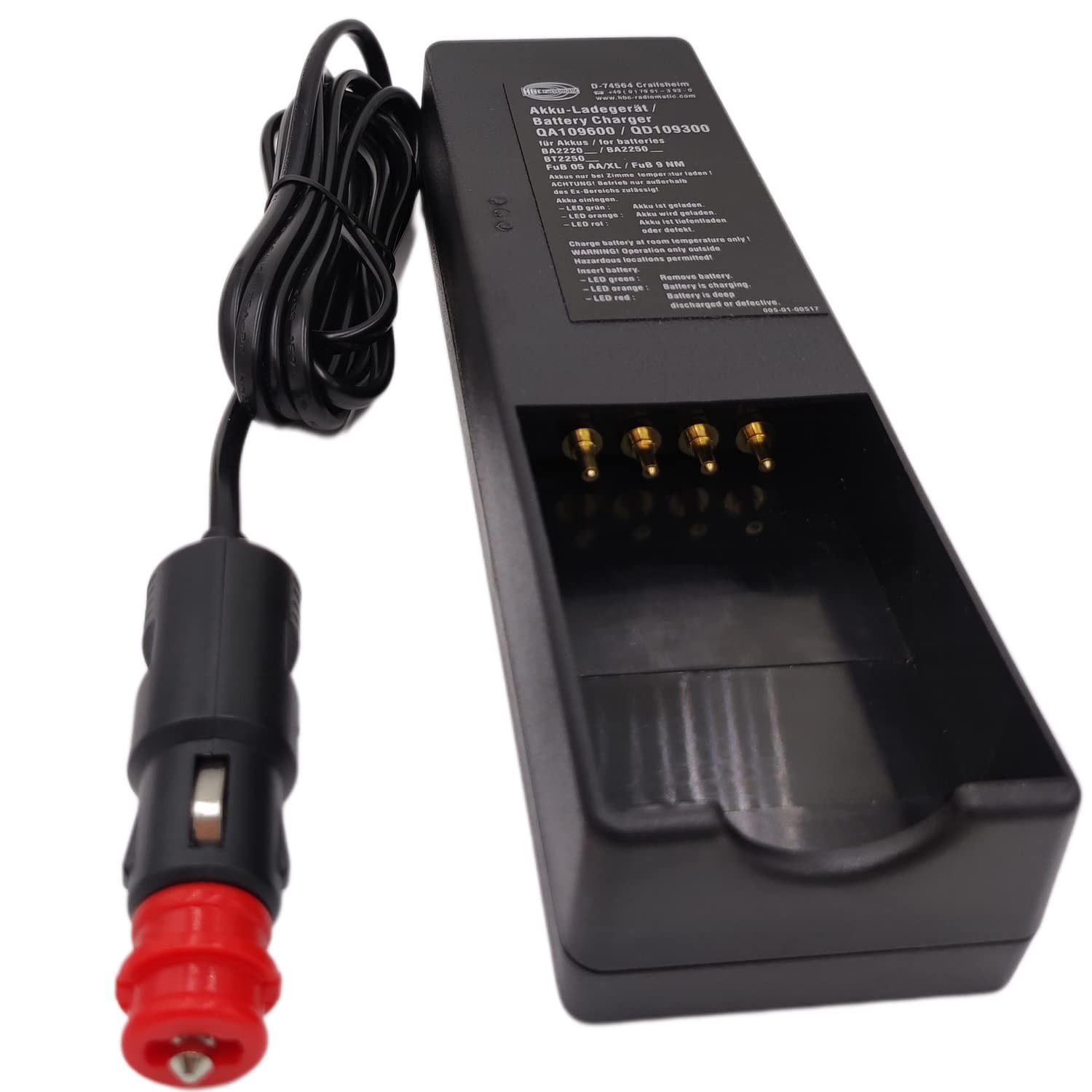 DC 10-30V QA109600 QD109300 Remote Battery Charger for HBC Radiomatic BA22503…