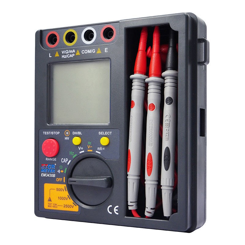 EM3430B High Voltage Insulation Resistance Multimeter 0.5MΩ~40GΩ New