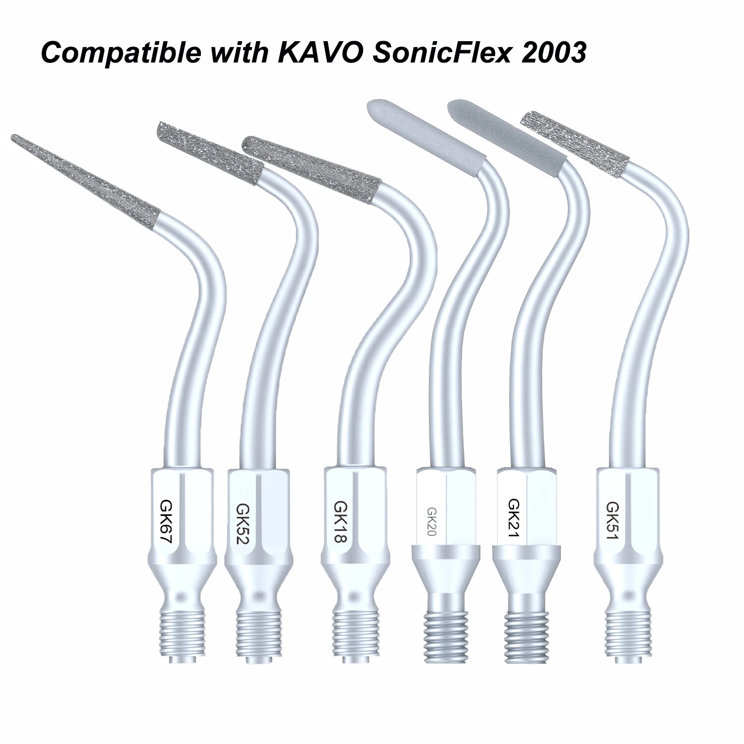 1pc Dental Ultrasonic Scaler Scaling Tips for KAVO SonicFlex GK1 GK2 GK4 GK6 hgy