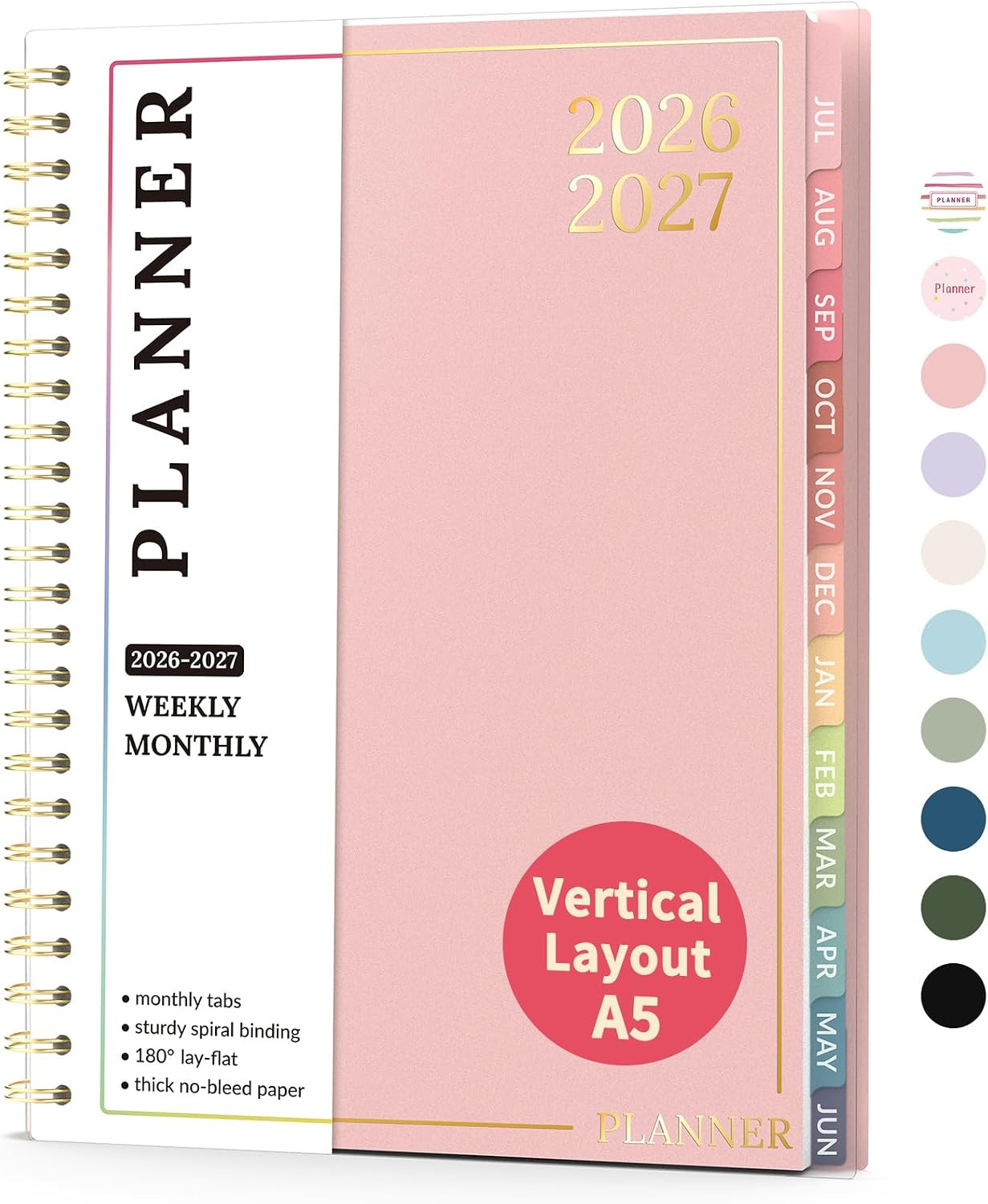 Teacher Planner 2026-2027, Academic Planner 2026-2027, Jul 2026 – Jun 2027, 6.3
