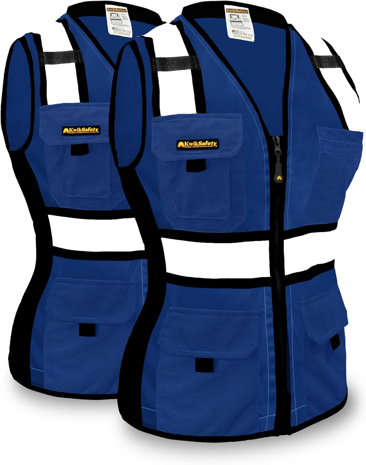 Multi-Color Safety Vest for Women ANSI Class Unrated Hi Vis Vest