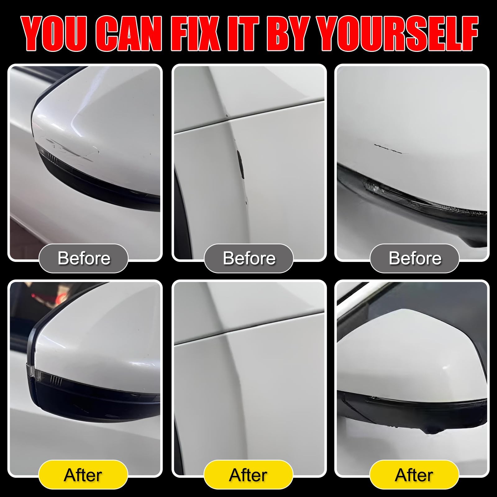 Touch Up Paint for Cadillac Scratch Repair Kit with 2 Pens & Micro Applicators
