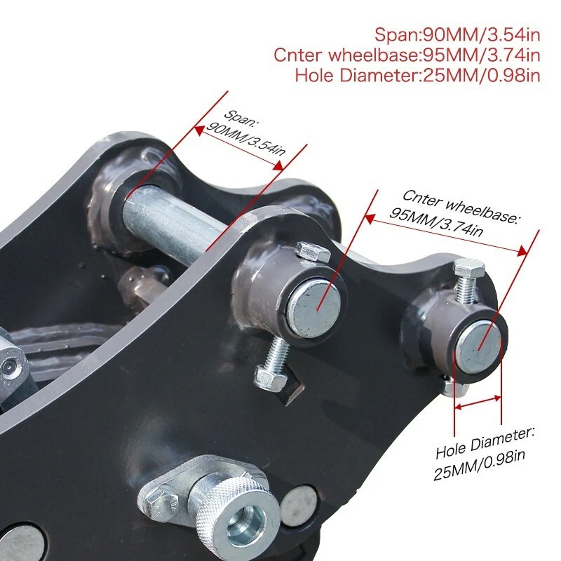 Hydraulic Thumb Clip Clamp Fits For Mini Excavators Small Digger Attachment Kit