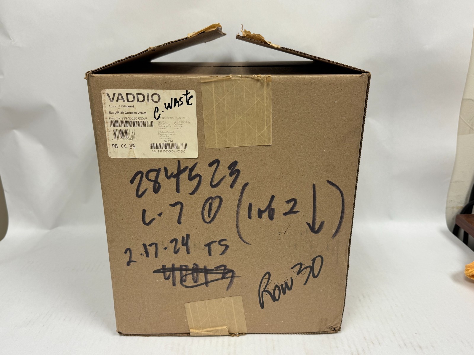 Vaddio Roboshot 20 UHD-W Ultra High Definition PTZ Camera W/ Bridge Assembly