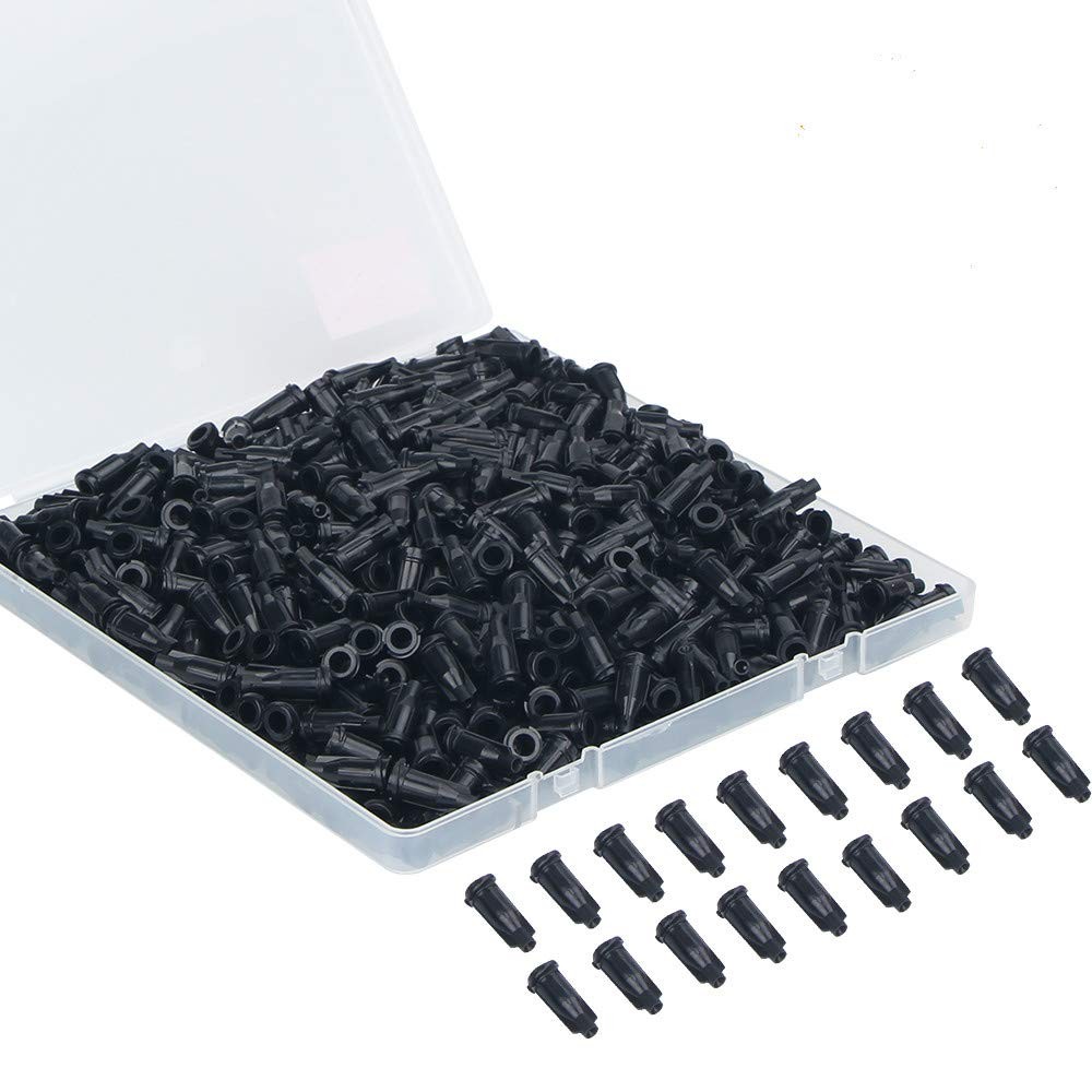 1000 Luer Lock Syringe Tip Caps Dispensing Needle Tip Cap with Storage Box