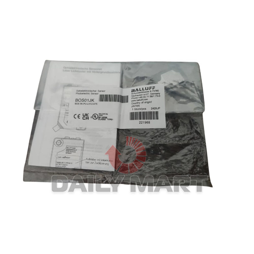 New In Box BALLUFF BOS01JK Diffuse Sensor