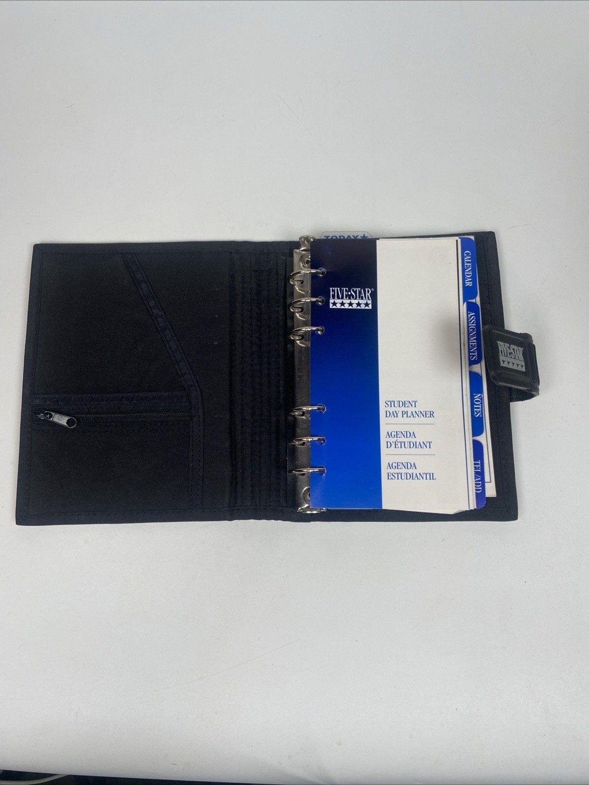 Mead Five Star Mini Student Little Fat Day Planner Black Vtg 90’s Y2K Binder