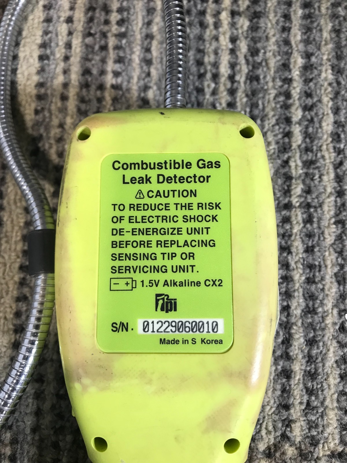 TPI The Value Leader 720b Combustible Gas Leak Detector *