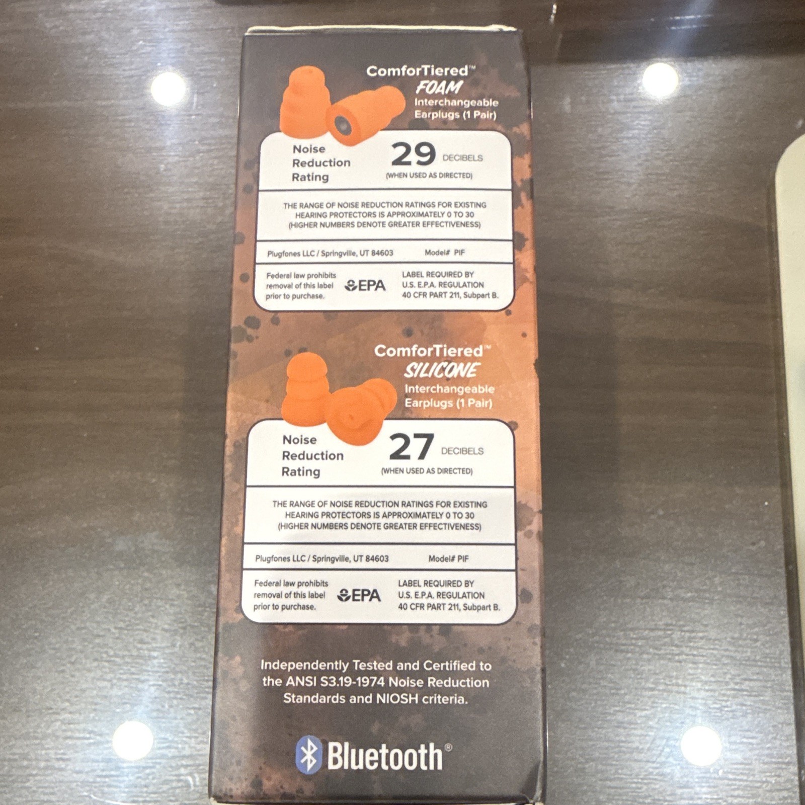 Amazon approved Plugfones FreeReign VL Earplugs w/ Audio Hearing Protection