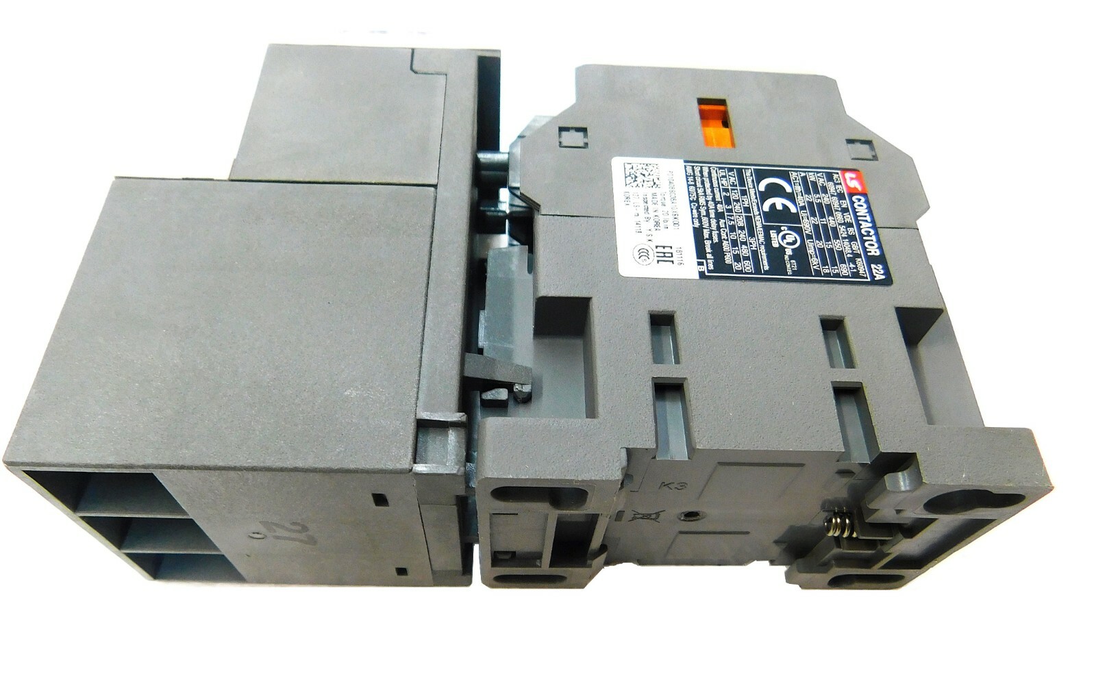 Motor Starter 15HP @ 460-480V 18-25 Amp Overload 480 Volt Coil Nema Rated LSis