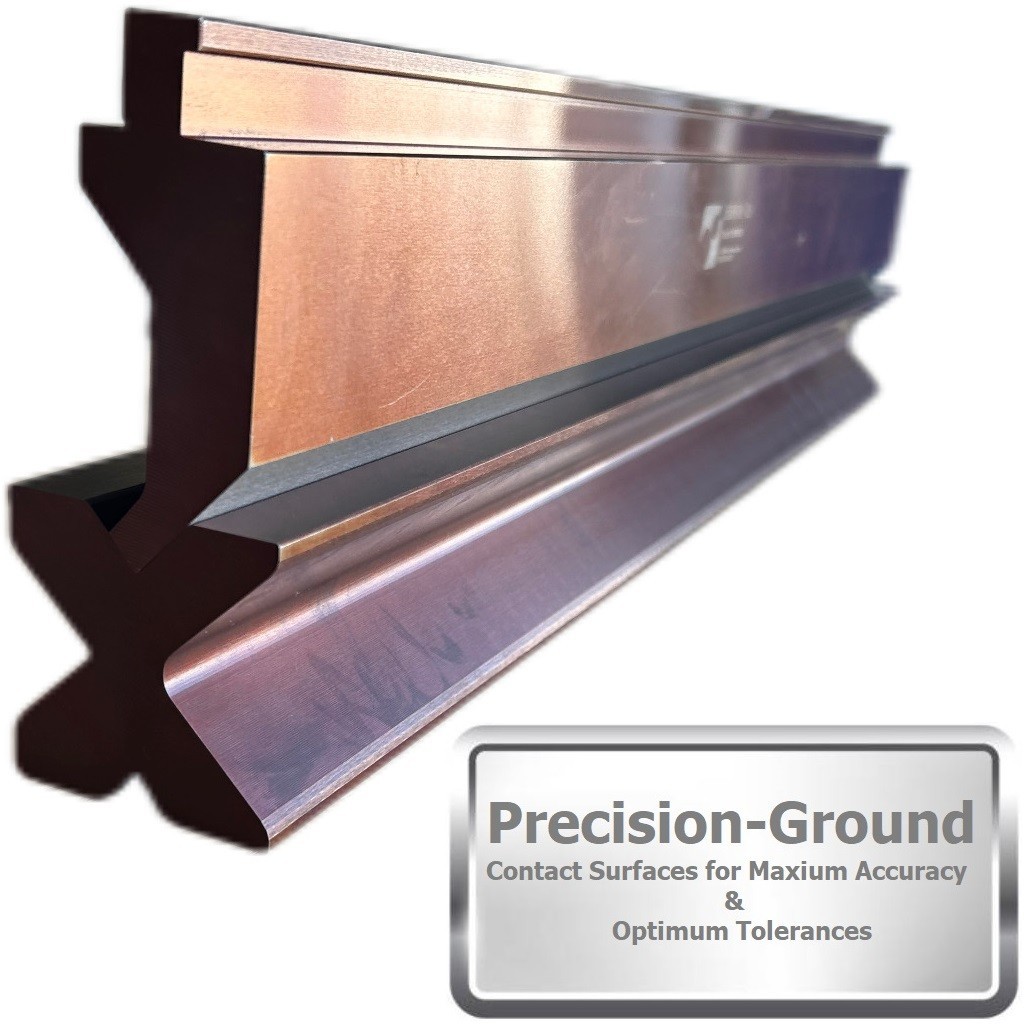 NEW 8 ft. American Type Press Brake Punch (Height: 3.03″) & 4-Way Die (2.36″sq)